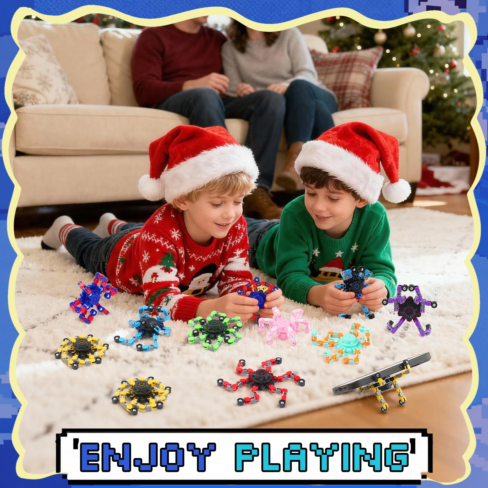 FGYLYOX fidget spinner Valentine gift adds fun to classroom exchanges