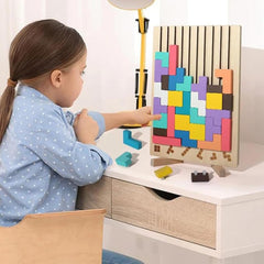 FHNUVB giant Russian block board game encourages mindful practice and creative pattern building.