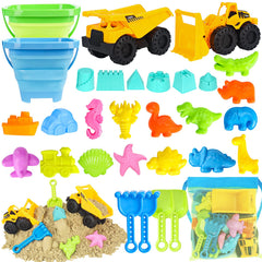 FHOZGECY beach toy set assembly with colorful pieces for creative sand castles