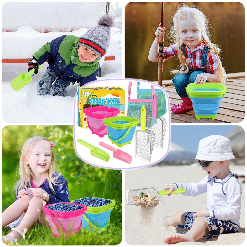 FHOZGECY kids beach set promoting imaginative play and tidy packing.