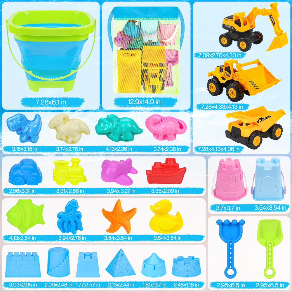 FHOZGECY mesh bag beach toy, quick dry storage after fun in the sun.