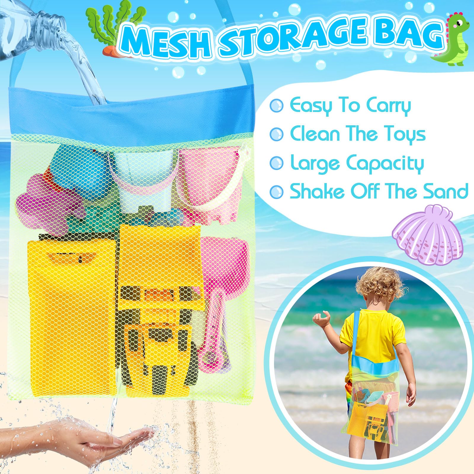 FHOZGECY sand mold set, castle and animals to spark creativity.