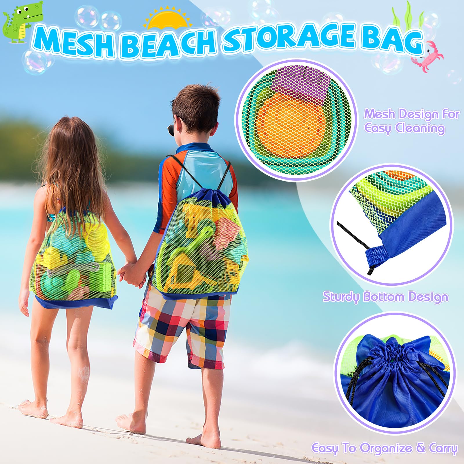 FHOZGECY beach toy set supports outdoor fun for kids aged 4-8.