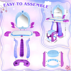 FHOZGECY vanity safety design with rounded edges ensures safer play.