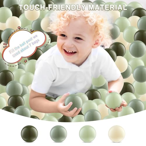 Durable and bouncy FHRILEK ball pit balls for long-lasting play
