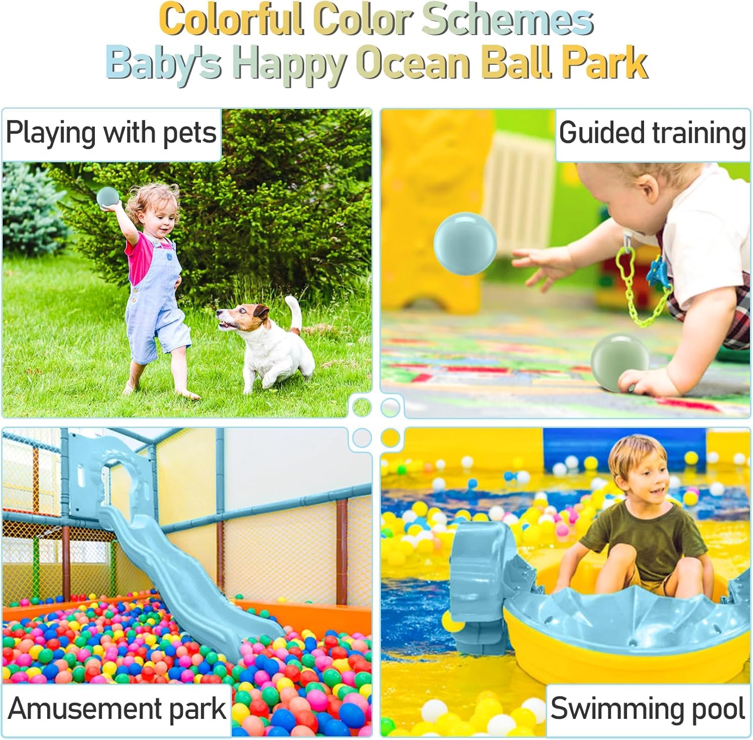 Rinse-clean surface keeps FHRILEK balls looking fresh after messy play.