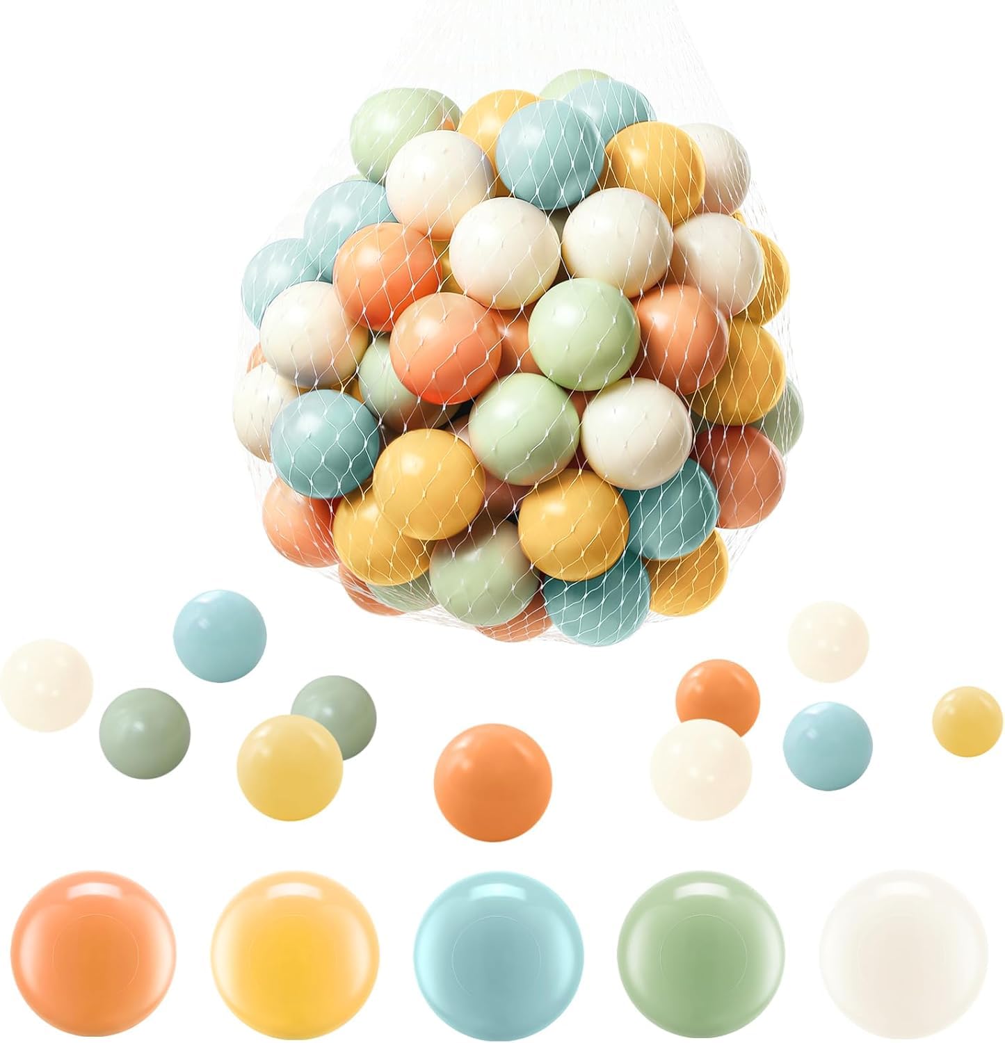 FHRILEK ball pit balls in a colorful collection for safe indoor play.