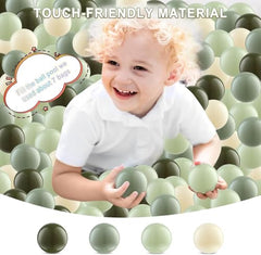 FHRILEK four-color design inspires color recognition during indoor ball pit sessions