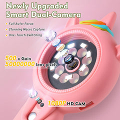 FHskFH Kids Microscope makes an excellent educational gift for ages 3-12