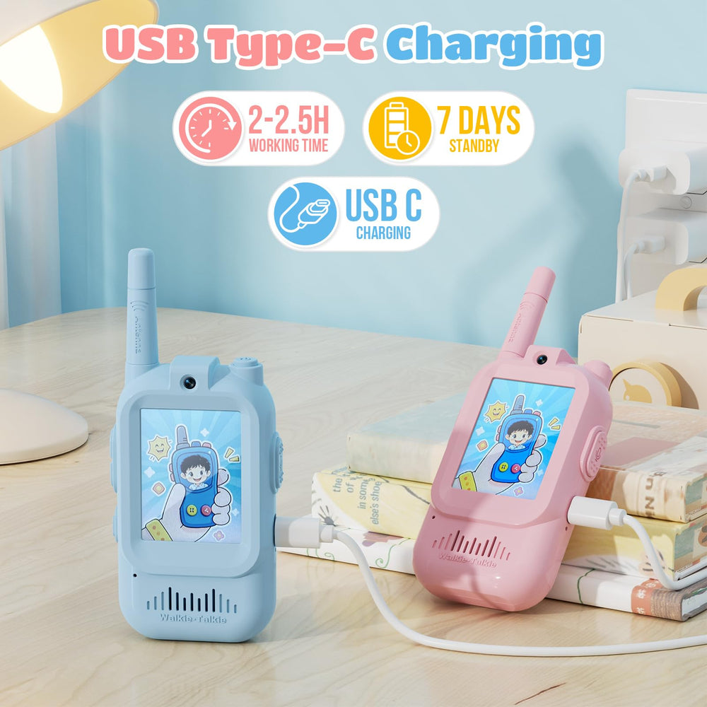 FHskFH Walkie Talkies offering up to 1000 feet of private range.