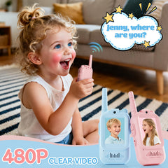 FHskFH USB-C rechargeable walkie talkies designed for easy kid use.