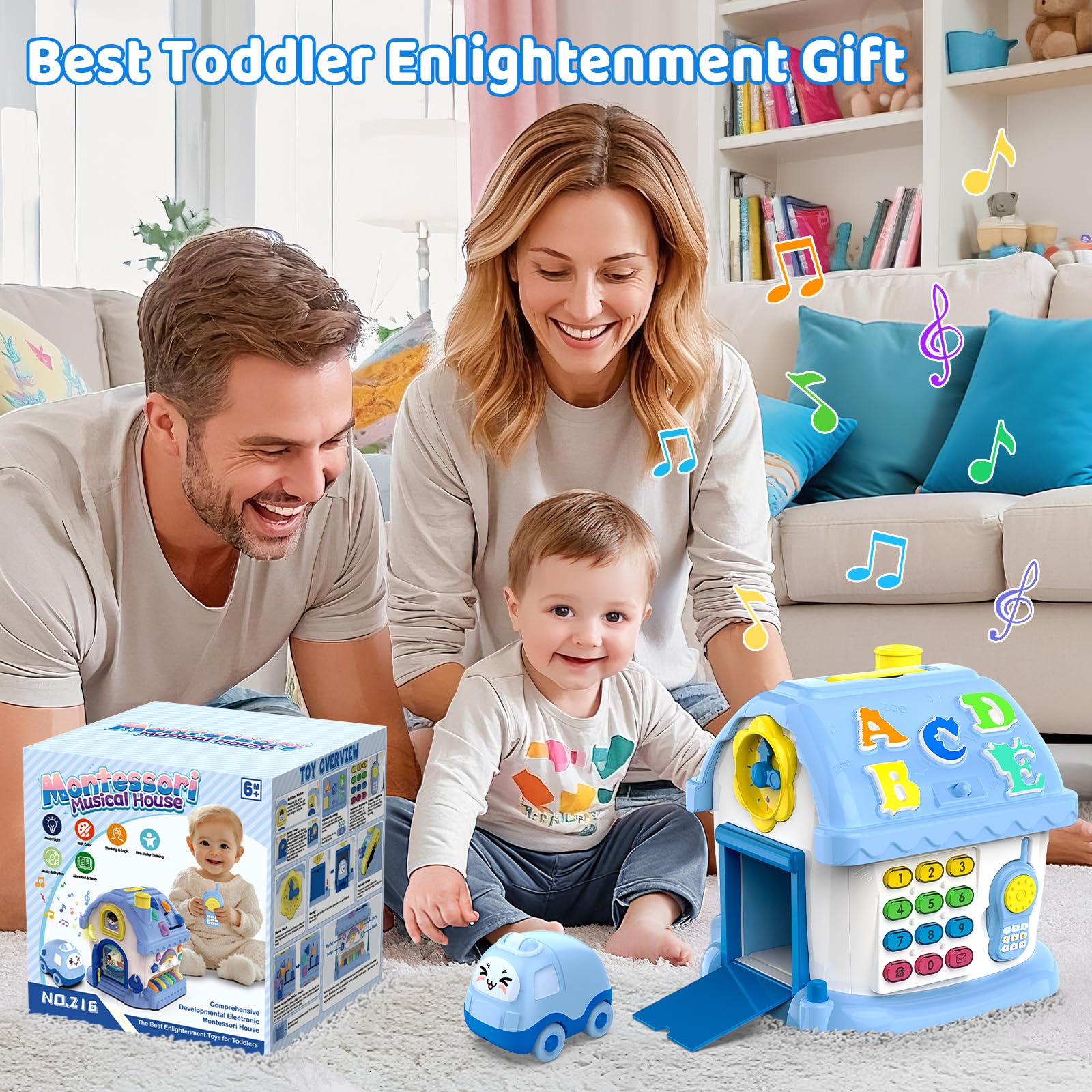 Fidecexv learning toy supports 1-2 year olds' exploration