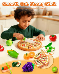Fiderix realistic cutting sound and Velcro action enhances focus during play.