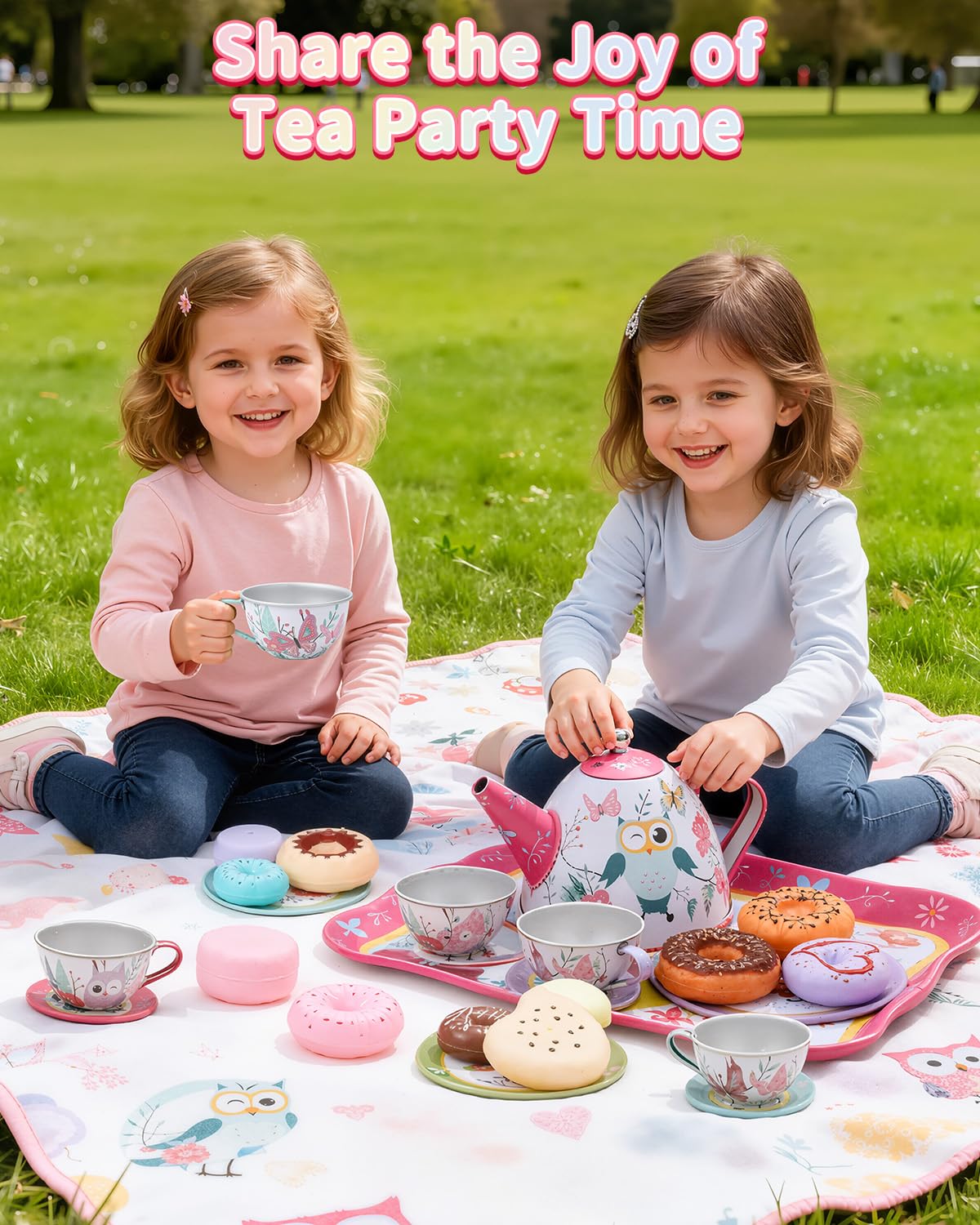 Fiderix Premium Tea Party Set sized for small hands to boost confidence