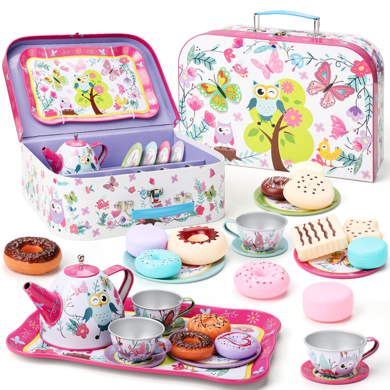 Fiderix Premium Tea Party Set toddler cups for imaginative play and shared tea moments