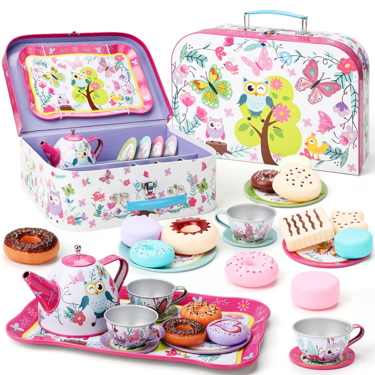Fiderix Premium Tea Party Set toddler cups for imaginative play and shared tea moments