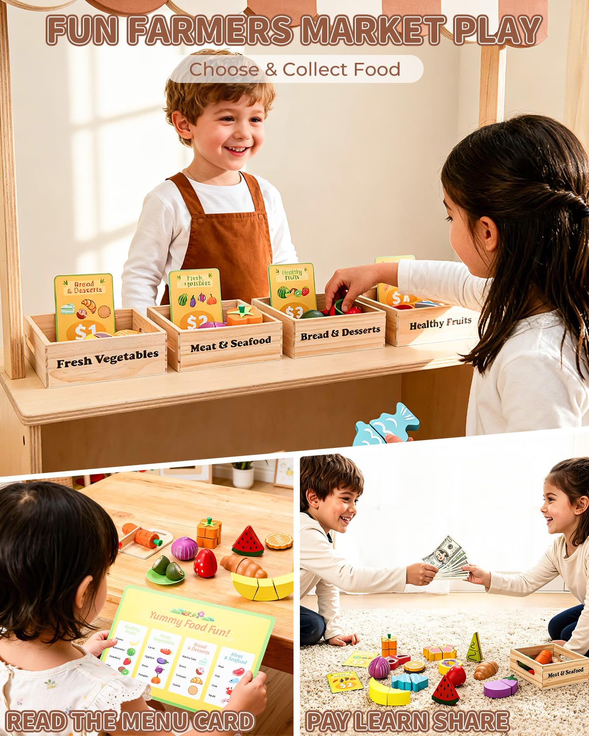 Fiderix Montessori-inspired set supports sorting and color recognition.