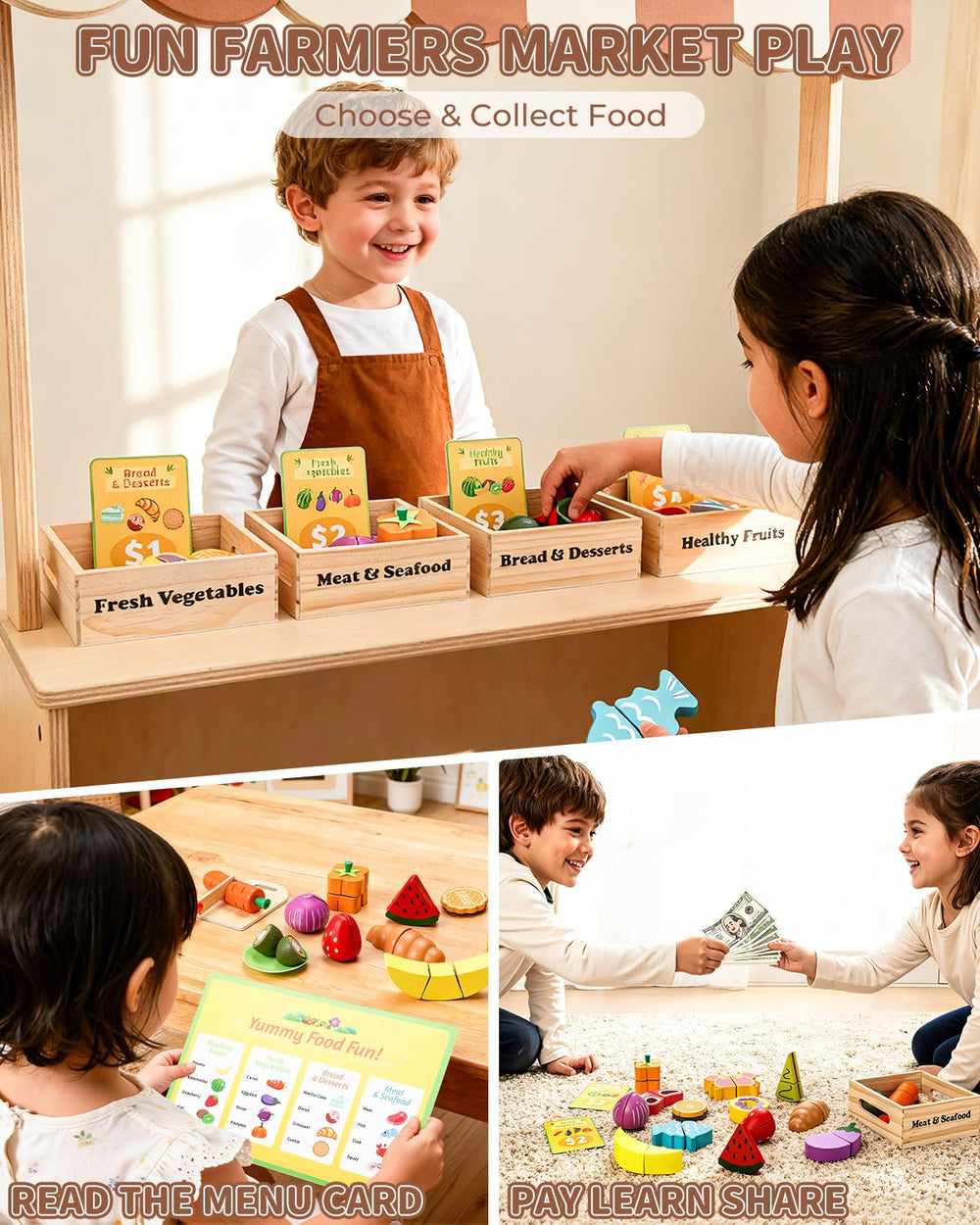 Fiderix Montessori-inspired set supports sorting and color recognition.