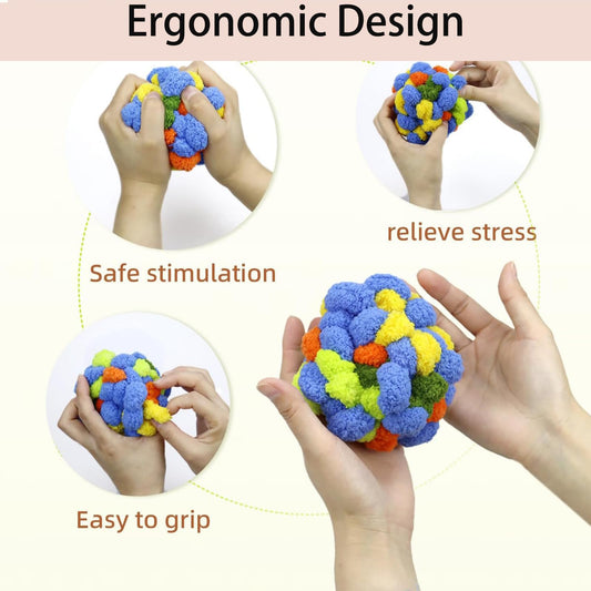 Fidget Ball promotes anxiety relief through quiet sensory stimulation.