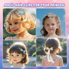 FIDRTH flowers hair ties set, vibrant bands to secure hairstyles.