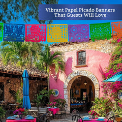 Fiesta Wraps Dia de los Muertos banner for festive decor