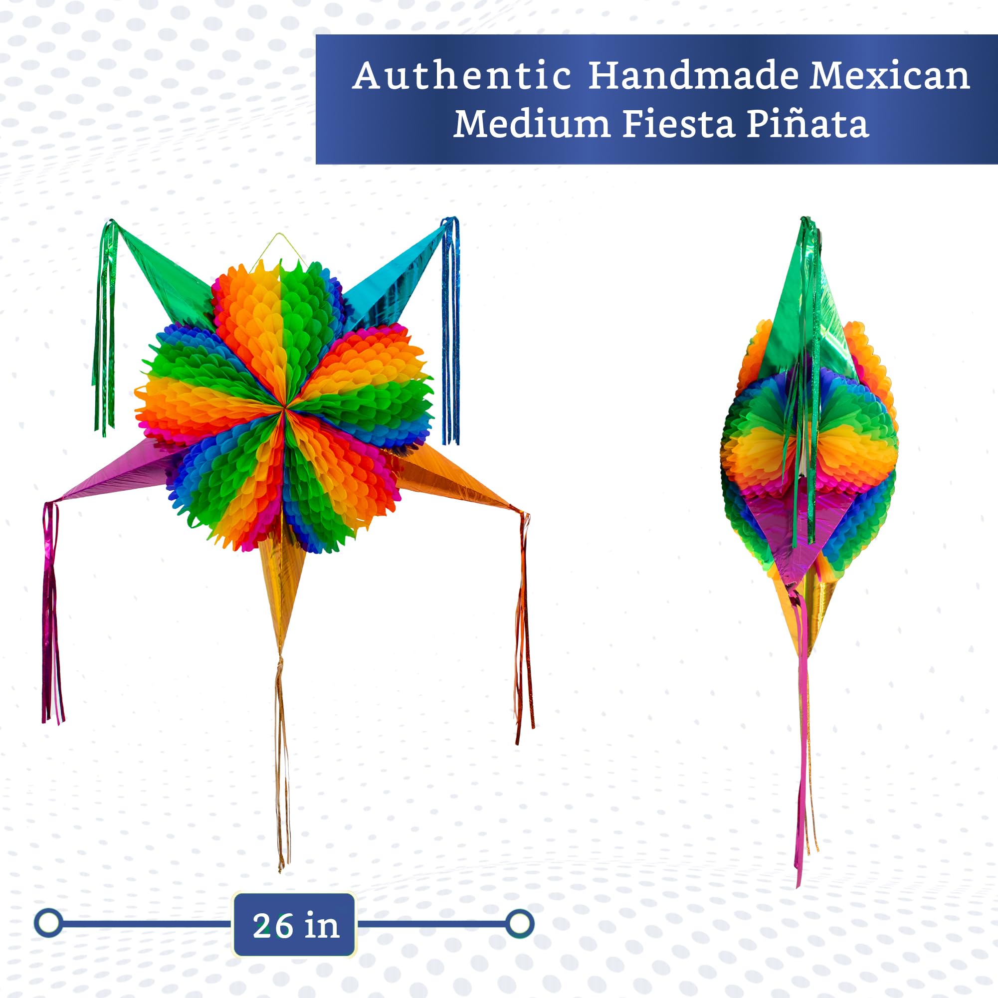 Fiesta Wraps foldable pinata design, simplifying assembly for quick party setups.