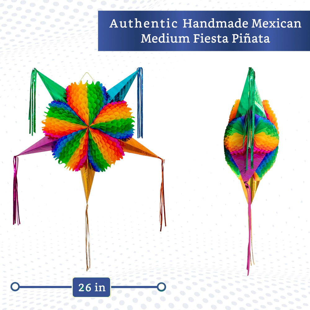 Fiesta Wraps foldable pinata design, simplifying assembly for quick party setups.