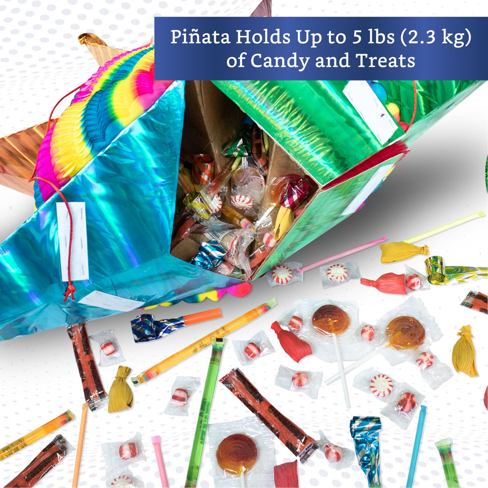 Fiesta Wraps folded pinata ships safely for easy setup