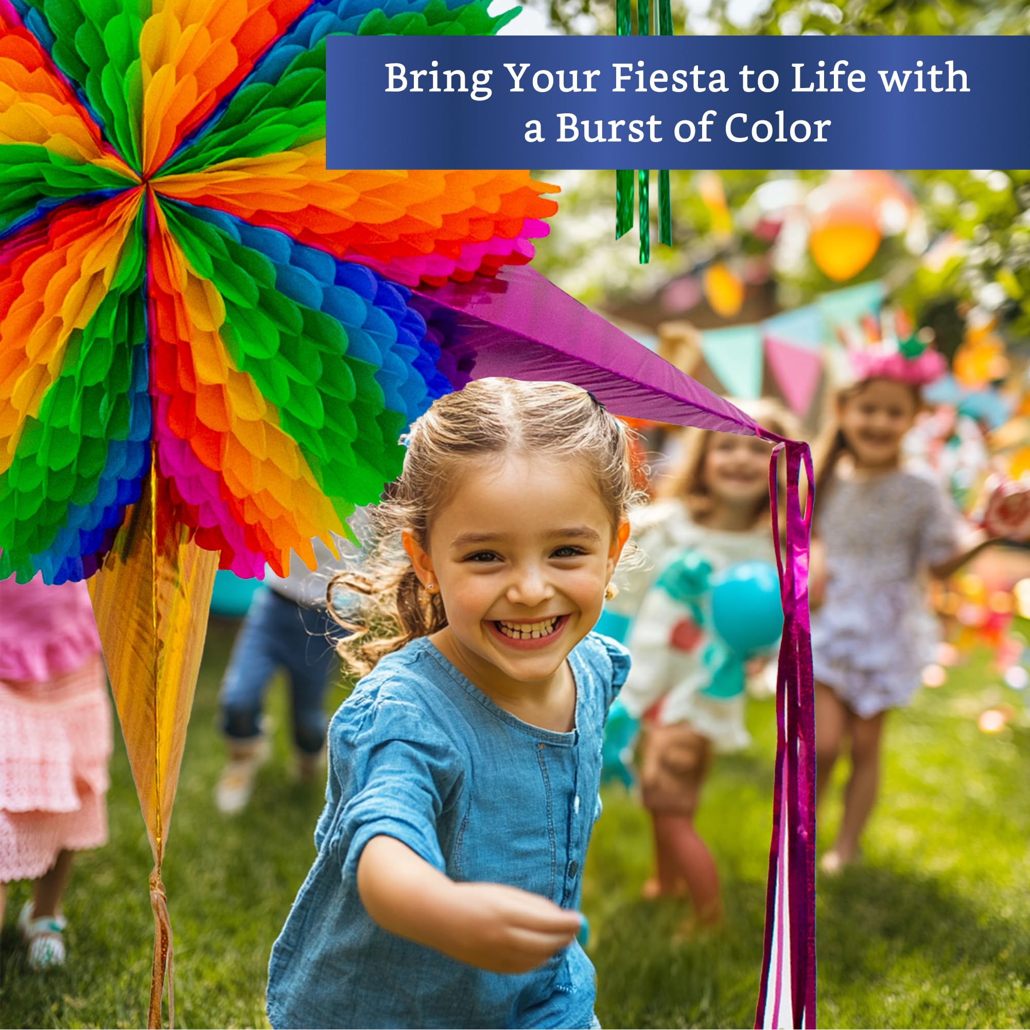 Fiesta Wraps pinata XL easy assembly for quick setup.