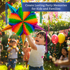 Fiesta Wraps pinata holds up to 3 lbs of candy, toys, or confetti.