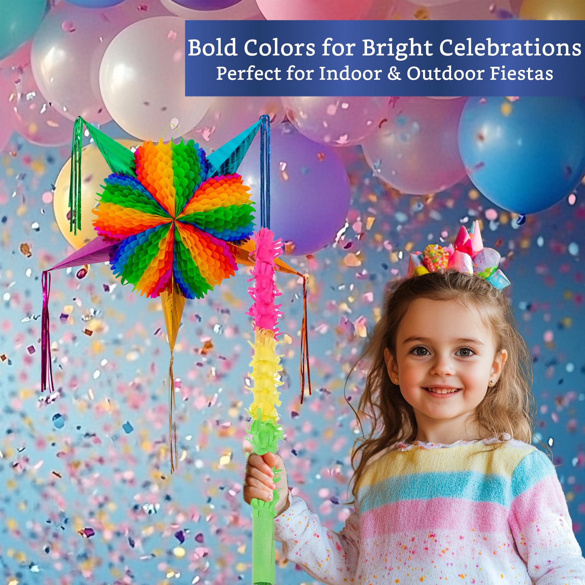 Fiesta Wraps durable cardboard and tissue paper for indoor and outdoor use.