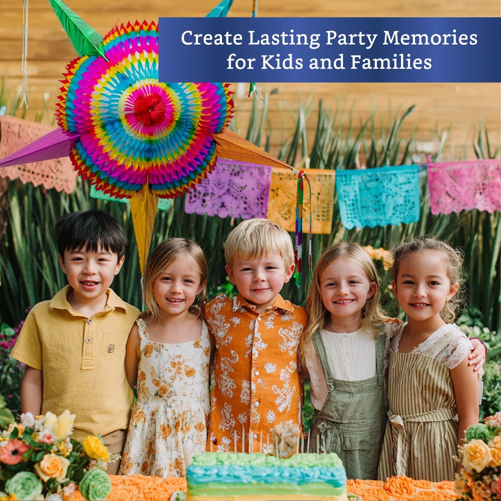 Fiesta Wraps large capacity 5lbs pinata ideal for candy and toys