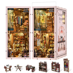 Fifijoy Book Nook Kit sewing wall hanging adds creative display and storage
