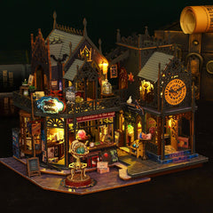 Fifijoy DIY miniature dollhouse LED light detail highlights ambiance