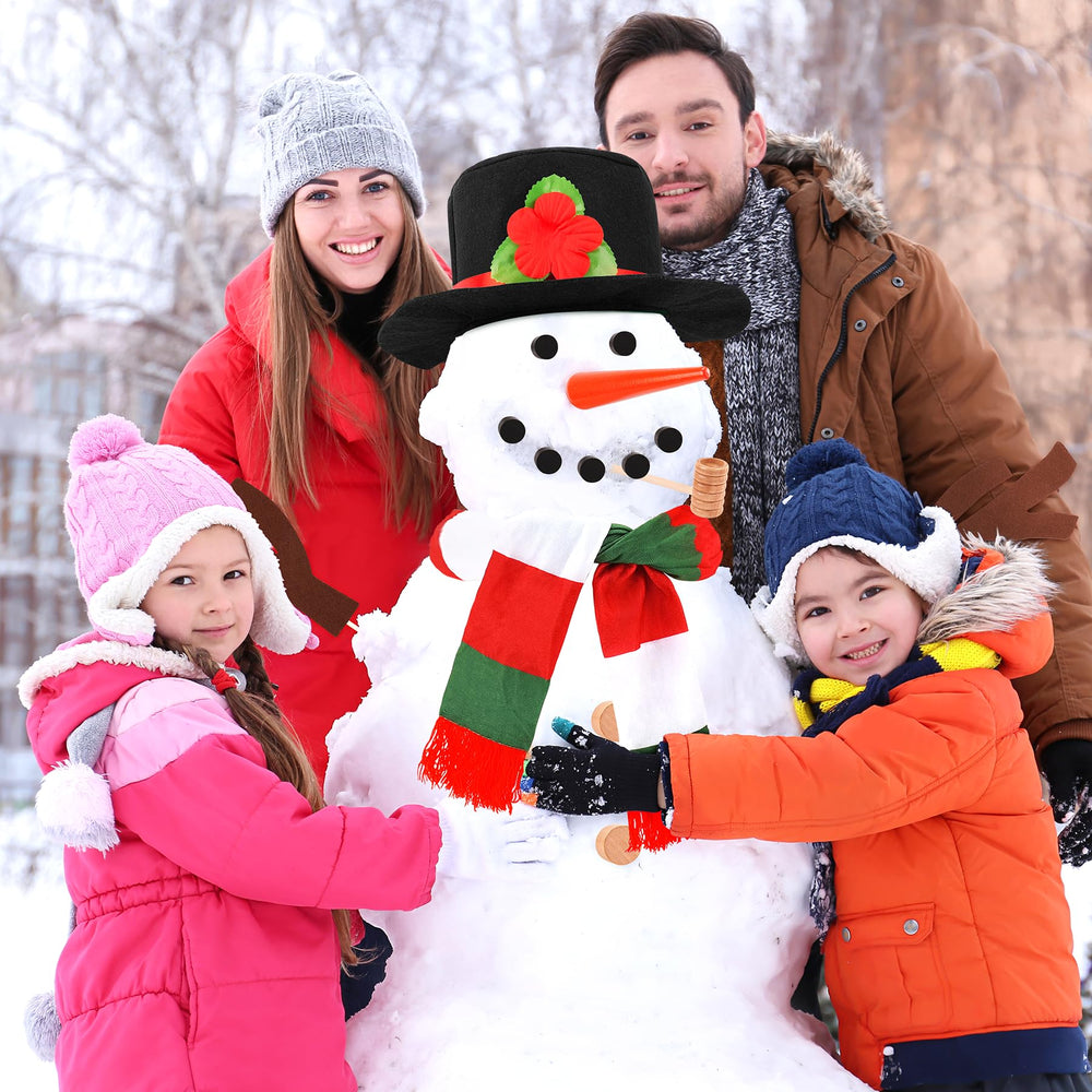 Fighting to Achieve 13PCS Snowman Kit buttons for charming snowman features.