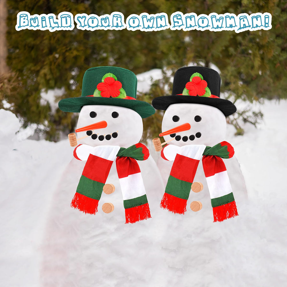 Fighting to Achieve 13PCS Snowman Kit eyes for expressive snowy characters.
