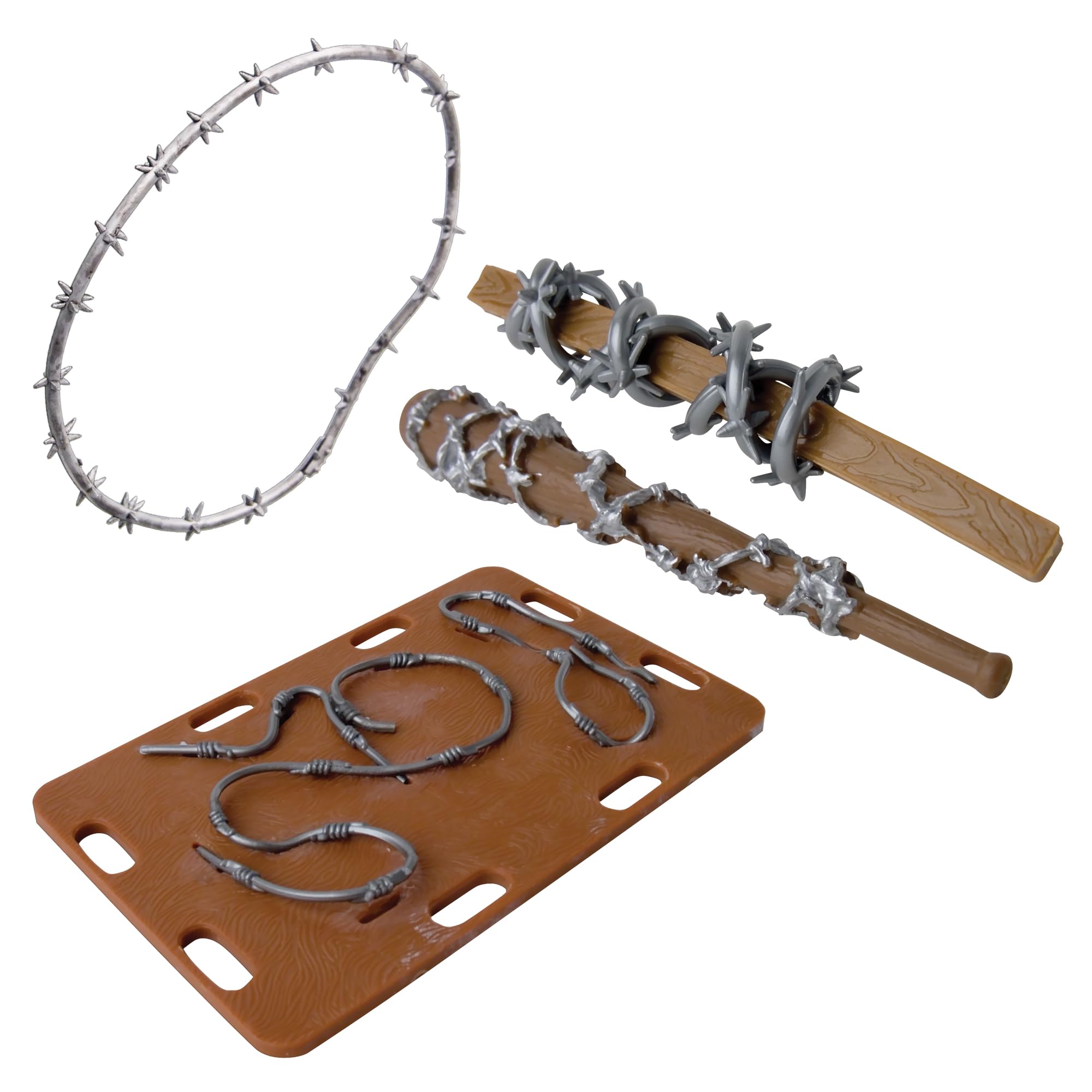 Figures Toy Company barbed-wire baseball bat for intense action figure battles.