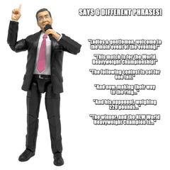 Figures Toy Company Ring Announcer sayings for epic callouts.