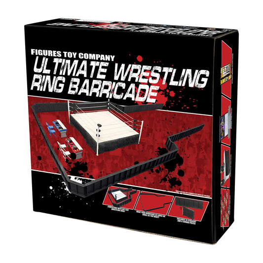 Figures Toy Company Ring Barricade Pathway Detail adds authentic access to the stage area.