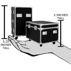 Figures Toy Company road case wheels in motion for dynamic posing