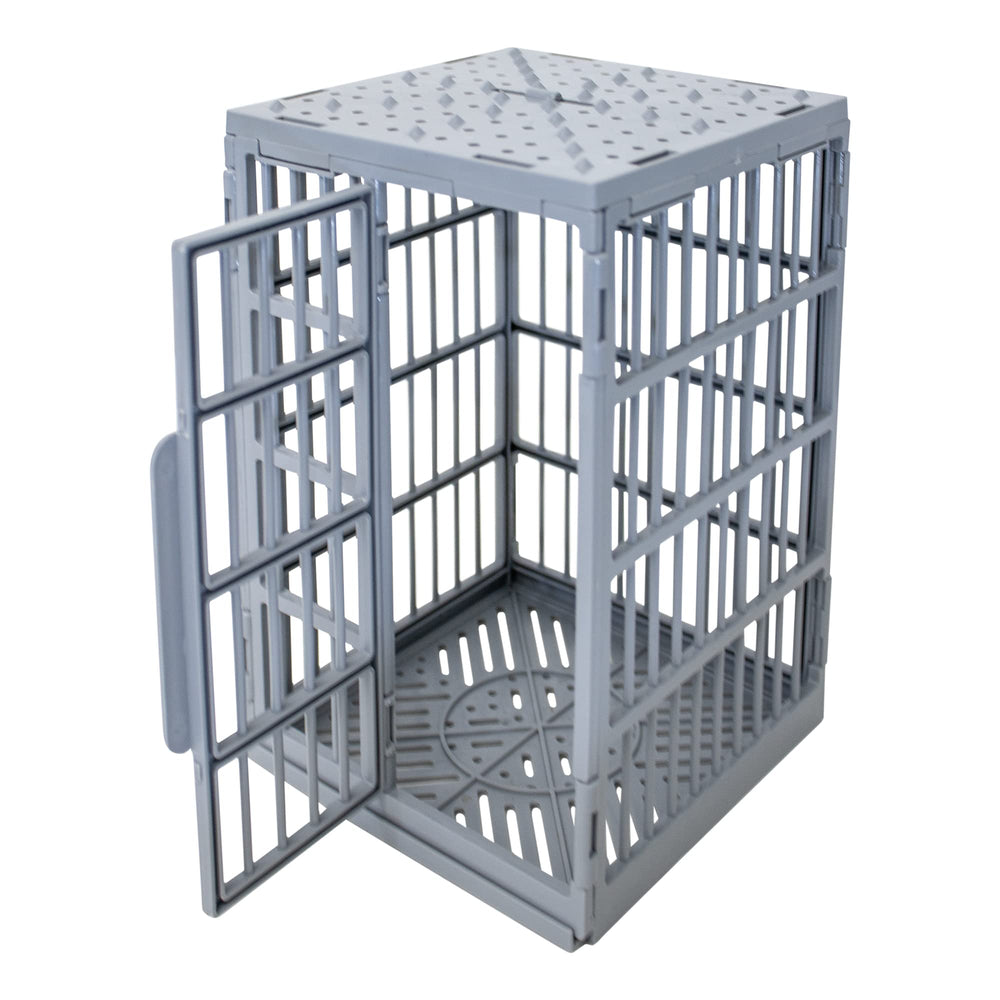 Figures Toy Company Shark Cage Jail Cell assembled for display and play.