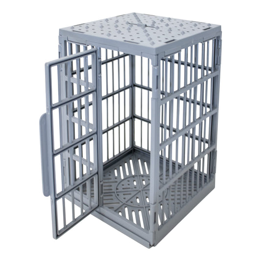 Figures Toy Company Shark Cage Jail Cell assembled for display and play.