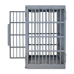 Figures Toy Company Shark Cage Jail Cell shows dimensions for proper fit with 6–8 inch figures.