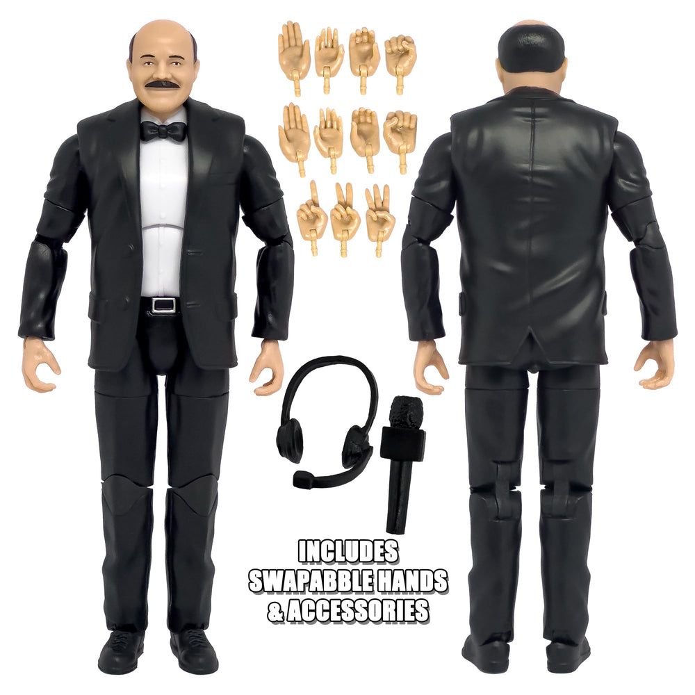 Figures Toy Company Ultimate Classic Commentator headset supports interview-style commentary.