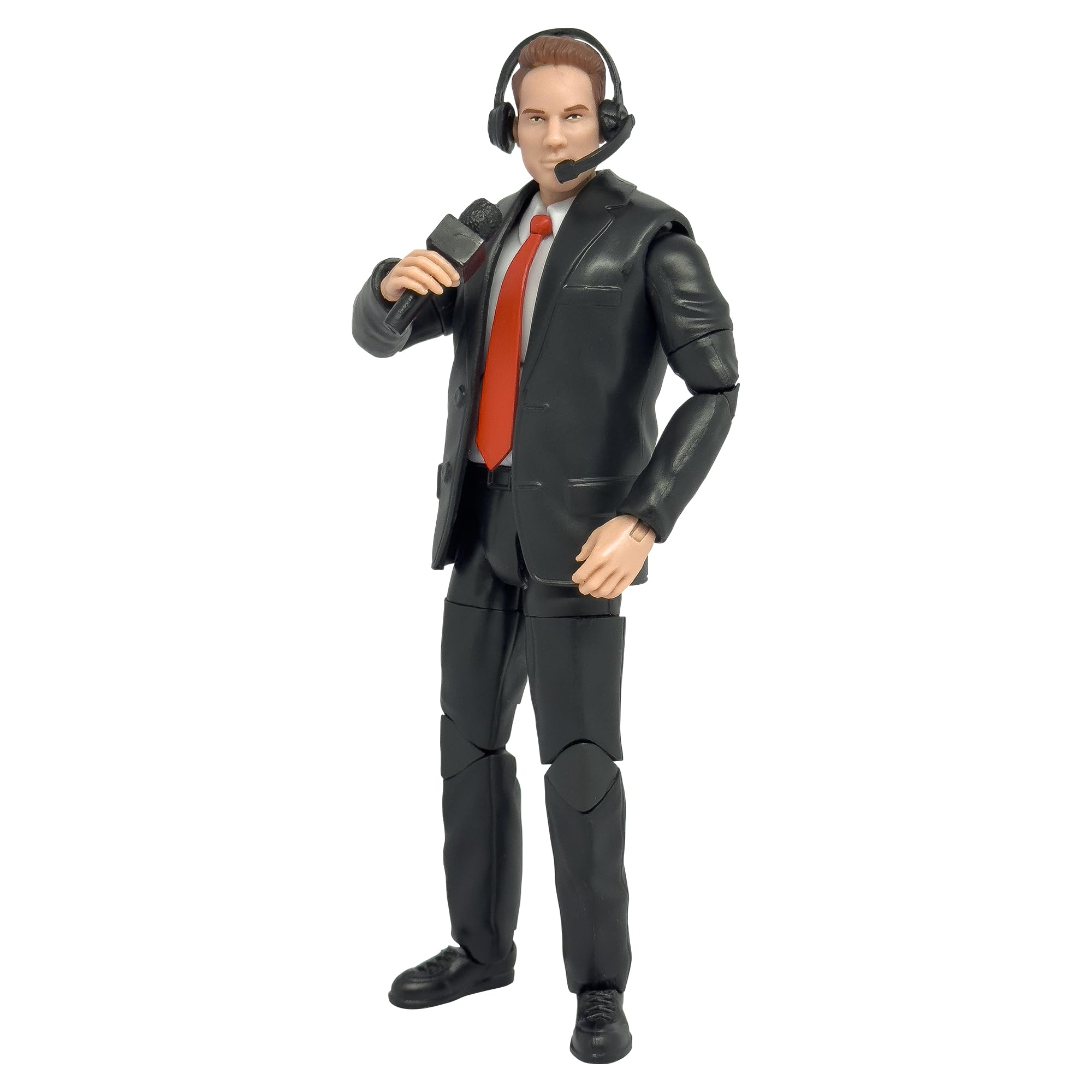 Figures Toy Company Ultimate Commentator Announcer swappable hands for versatile gestures