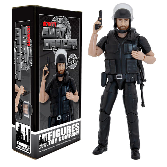 Figures Toy Company Ultimate SWAT Officer figure ready for dynamic display and play