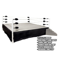 Figures Toy Company wrestling ring metal posts provide sturdy support for action poses