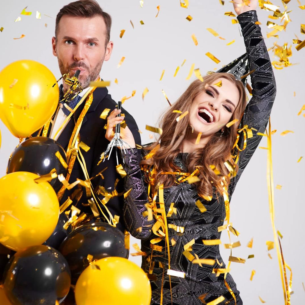 fiintrwa fringed noise maker gold delivers cheerful sounds for celebrations