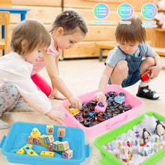 FIIOEOY princess stickers on bin invite swap-and-create play