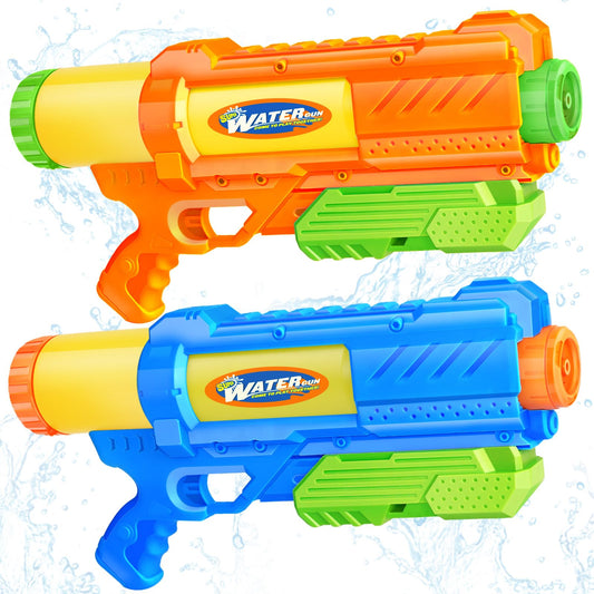 Fikamd 2-pack water gun, bright colors, ready for backyard battles.